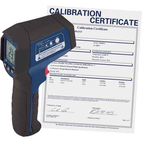Thermomètre à infrarouge avec certificat ISO (IB966)