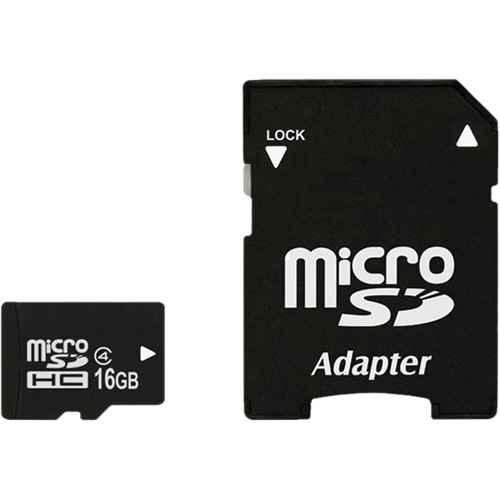 [IC495] Carte mémoire Micro SD avec adaptateur SD 16 Go (IC495)