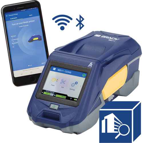 Bluetooth Label Printer with Workstation Safety & Facility ID Software (IC949)