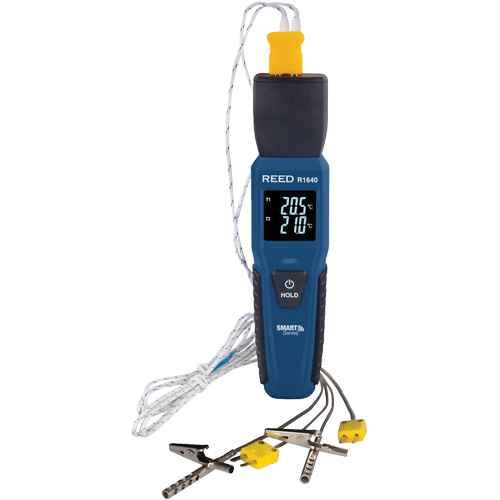 [IC963] Thermomètre à thermocouple de série intelligente R1640 avec sondes pour fourneau/congélateur (IC963)