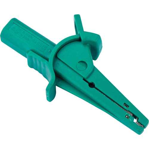 [IC971] Pince crocodile verte pour le vérificateur d’isolement haute tension R5002 (IC971)