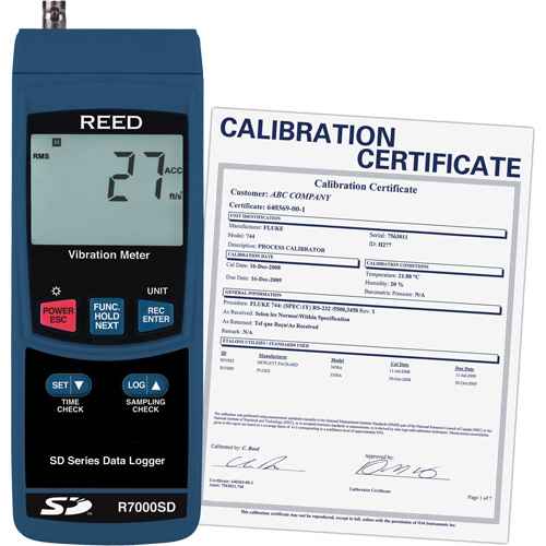 [IC989] Vibromètre à enregistrement de données avec certificat ISO (IC989)