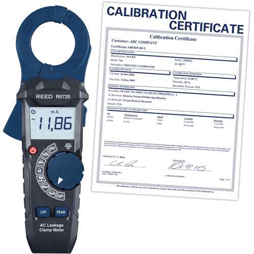 [ID574] Pince ampèremétrique pour fuite c.a avec certificat d'étalonnage (ID574)