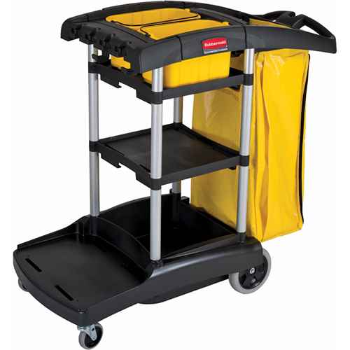 [JB486] Chariots de nettoyage à grande capacité a/bacs (JB486)