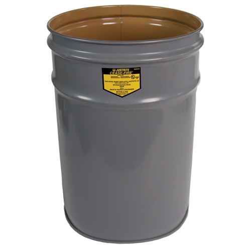 [JC649] Baril de cendrier gris Cease-Fire(MD) (JC649)