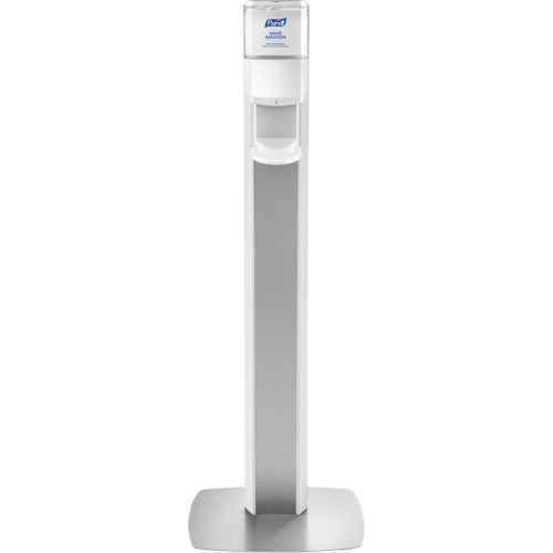 Messenger™ ES6 Silver Panel Floor Stand with Dispenser (JK506)