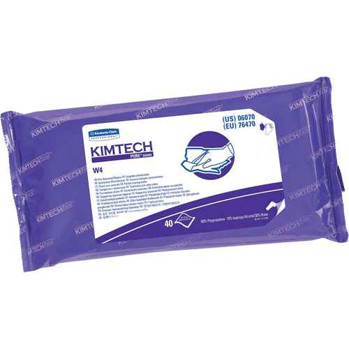 [JK983] Lingettes présaturées Pure W4 de Kimtech(MC) (JK983)