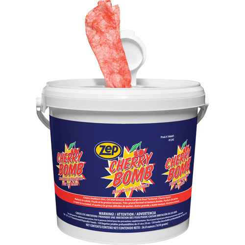 [JL655] Cherry Bomb Heavy-Duty Hand Cleaner Wipes (JL655)