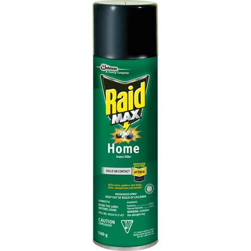 Insecticide pour insectes domestiques Raid(MD) Max(MD) (JM271)