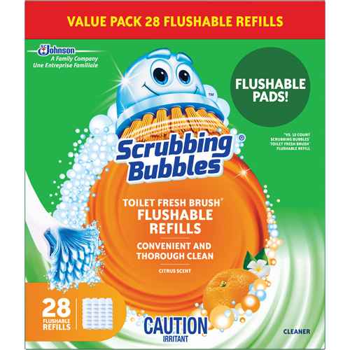 [JM297] Recharge de tampons pour la brosse pour cuvettes Scrubbing Bubbles(MD) Fresh Brush(MD) (JM297)