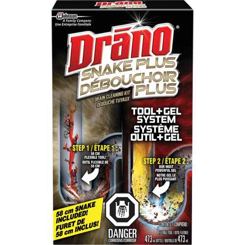 [JM343] Trousse de furet et gel déboucheur pour tuyaux de Drano(MD) (JM343)