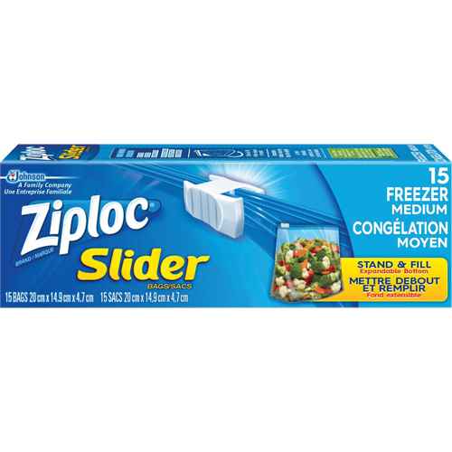 [JM418] Sacs de congélation à glissière Ziploc(MD) (JM418)