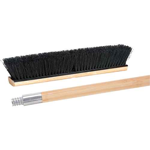 Push Broom with Metal-Threaded Handle (JN006)