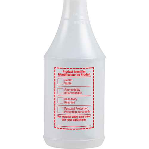 [JN108] Round Spray Bottle with WHMIS Label (JN108)