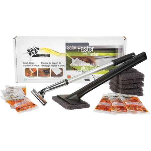 [JN431] Scotch-Brite™ Quick Clean Griddle Cleaning System Starter Kit (JN431)