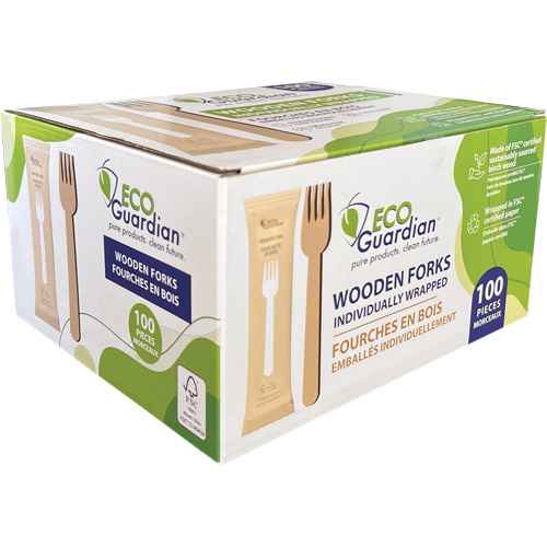 [JP829] Individually Wrapped Wooden Forks (JP829)