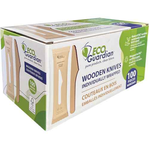 [JP832] Individually Wrapped Wooden Knives (JP832)