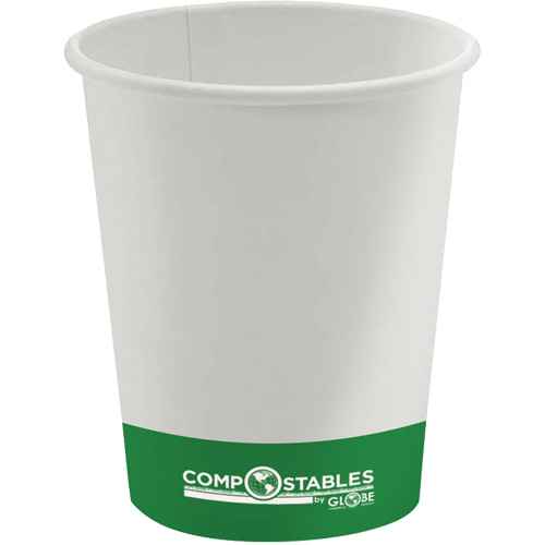 [JP929] Gobelets en papier compostable chaud/froid à paroi simple (JP929)