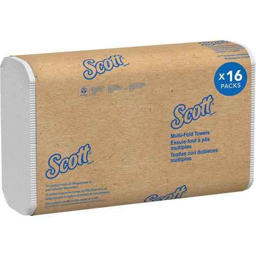 [JQ121] Essuie-tout à plis multiples en fibres recyclées à 100 % Scott(MD) (JQ121)