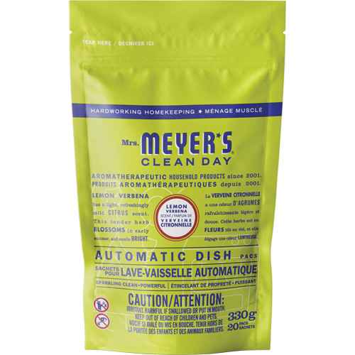 [JQ346] Sachets de détergent pour lave-vaisselle automatique Mrs. Meyer's(MD) Clean Day (JQ346)