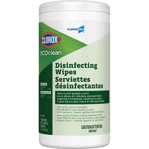 [JQ570] Lingettes désinfectantes EcoClean(MC) (JQ570)