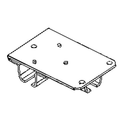 [KB022] Support plafonnier pour murs-rideaux (KB022)