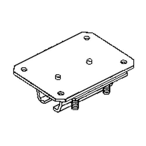 [KB030] Éclisse pour rail de roulement de mur-rideau monté au plafond (KB030)