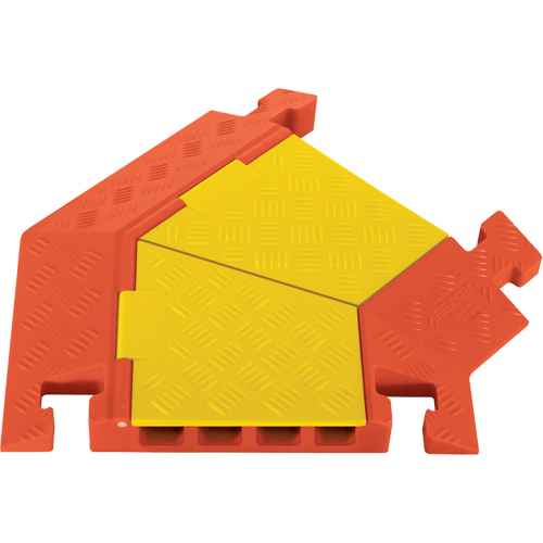 [KI089] Protecteurs de câbles robustes à 5 canaux Linebacker(MD), virage à droite (KI089)