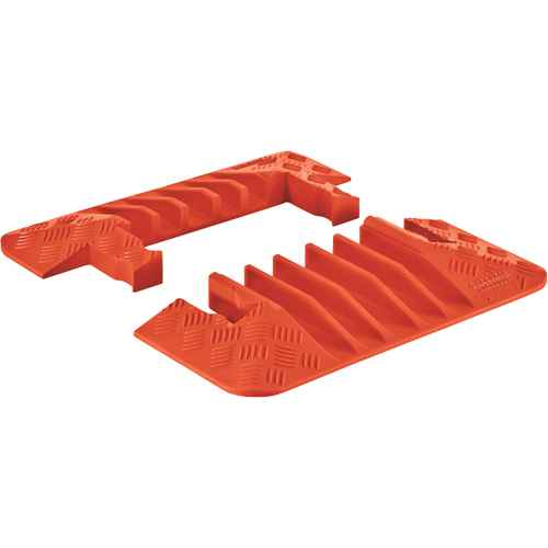 [KI155] Guard Dog® 5-Channel Heavy Duty Cable Protector - End Caps (KI155)