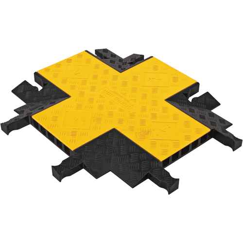 [KI216] Protecteur de câble robuste à 5 canaux Yellow Jacket(MD), 4 connecteurs (KI216)
