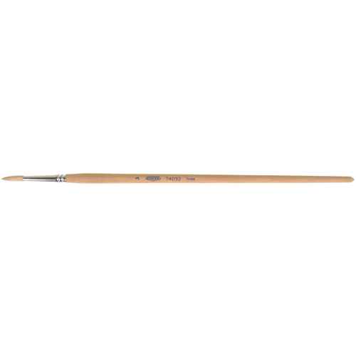 [KP191] Pinceau de forme ronde en soies blanches pures pour marquage (KP191)