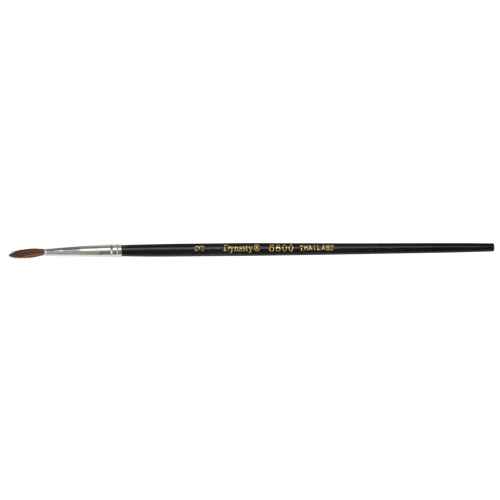 [KP599] Black Pointed Bristle Artist Brush (KP599)