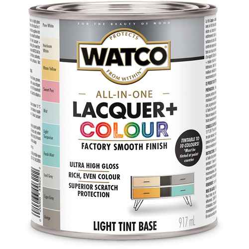 Composant de base clair pour finition laquée + couleur tout-en-un Watco(MD) (KR069)