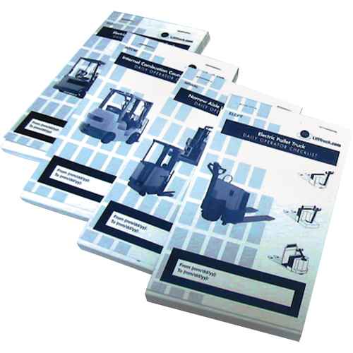 Forklift Checklist Caddy Replacement Log (LU473)