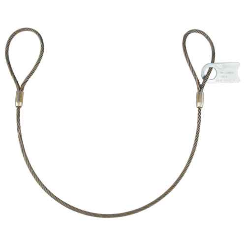 [LV009] Élingue de levage à câble métallique - deux boucles (LV009)