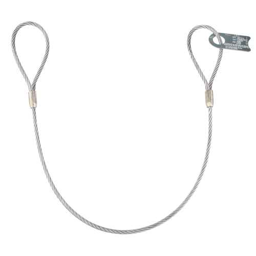 [LV032] Élingue de levage à câble métallique - deux boucles, galvanisé (LV032)