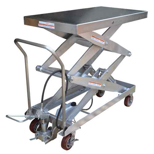 Table élévatrice à ciseaux hydraulique pneumatique (LV474)
