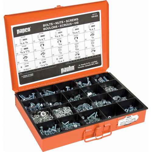 [MLA932] Grade 5 Cap Screw, Washer, Lockwasher & Nut Master Assortments (MLA932)