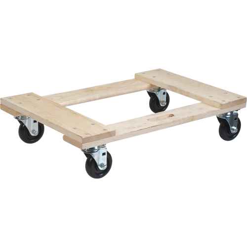 [MN204] Socle roulant en bois dur (MN204)