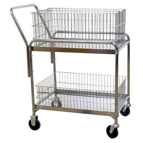 [MO208] Wire Mesh Office Mail Cart (MO208)