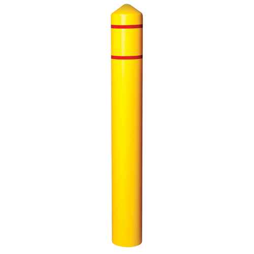 [MO756] Smooth Bollard Cover With Reflective Stripes (MO756)