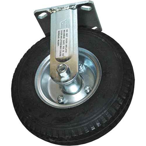 [MP435] Roulette pneumatique rigide pour chariot à plateforme (MP435)