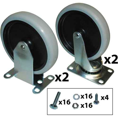 [MP477] Ensemble de roulettes pour chariot utilitaire (MP477)