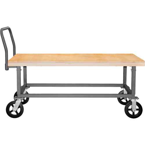 [MP759] Adjustable Wood Deck Platform Truck (MP759)