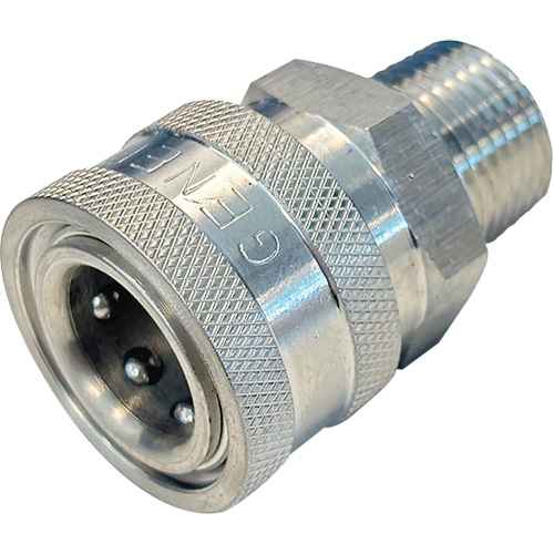[NAA227] 3/8" Male 316 Stainless Steel Quick Disconnect Sockets (NAA227)