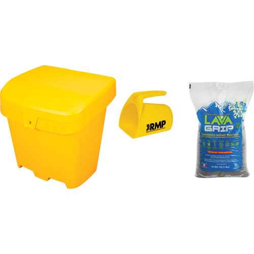 [NAA434] Ensemble d'aide à la traction LavaGrip avec contenant & pelle (NAA434)