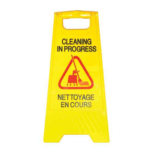 [NC546] "Cleaning in Progress/Nettoyage en Cours" Safety Sign (NC546)