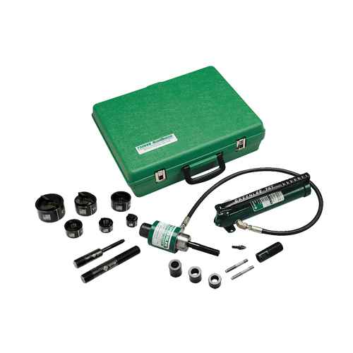 [NIH479] Hydraulic Knockout Kit with Hand Pump and Slug-Buster® Punches (NIH479)