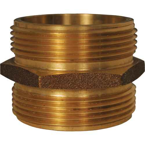 [NJE703] Double Male Hex Nipple Brass (NJE703)