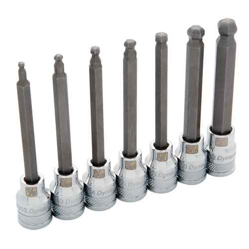 Long SAE Ball-Nose Socket Set (NJH442)